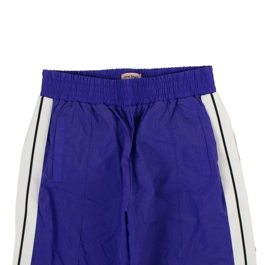 Polyamide Logo Print Side Stripe Track Pants - Purple