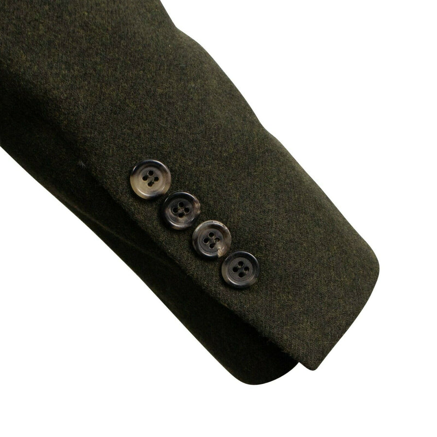 Drop 6 3 Roll 2 Button Wool Sport Coat - Green