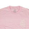 Cotton 'ASSC' Logo Short Sleeve T-Shirt - Pink