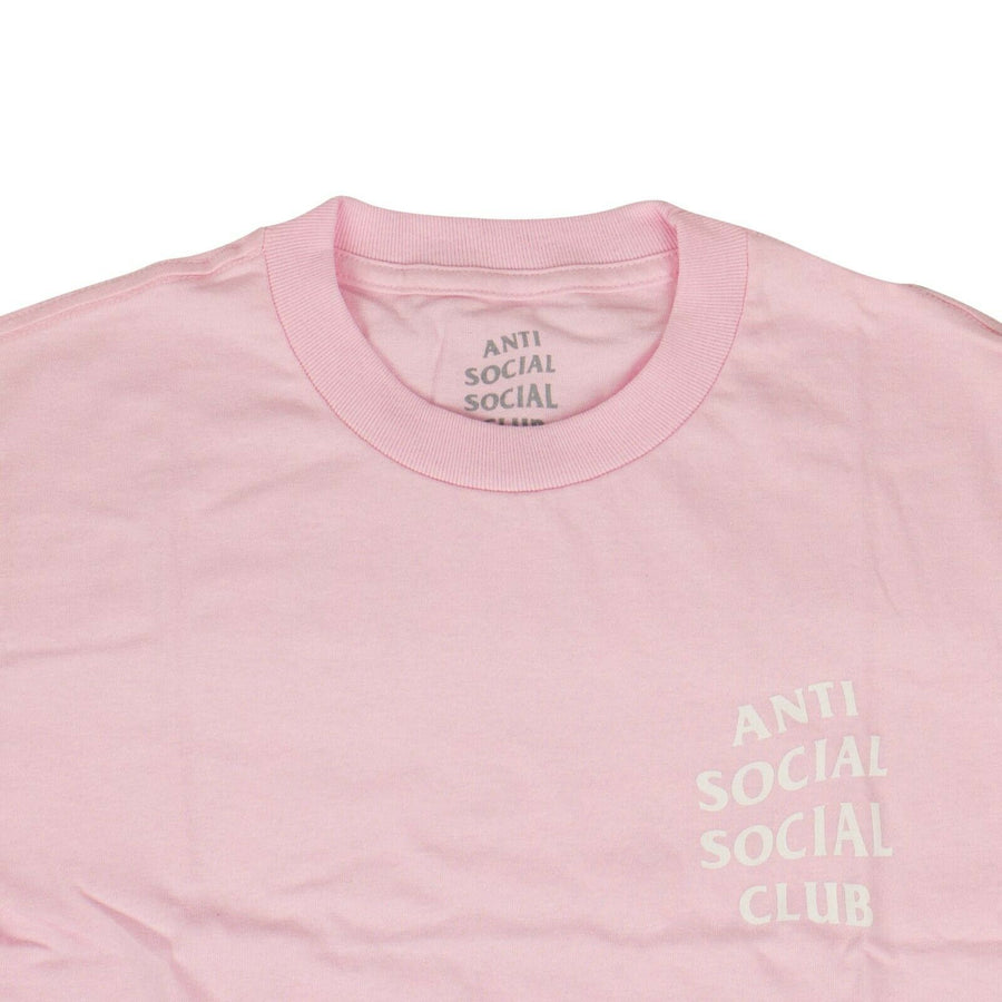 Cotton 'ASSC' Logo Short Sleeve T-Shirt - Pink