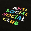 Cotton 'ASSC' Neon Logo T-Shirt - Black