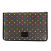 Envelope Opaque Mesh Star Clutch - Gray / Multi