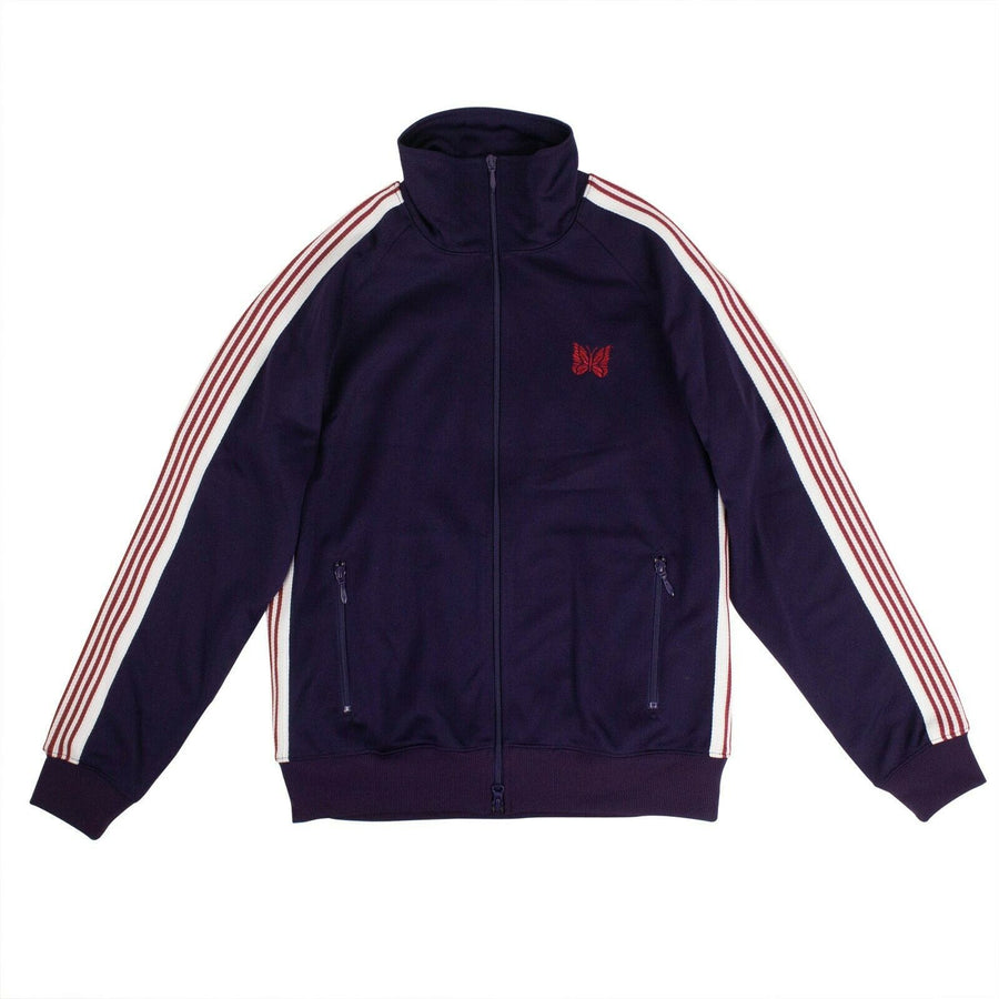Polyester Side Striped Track Jacket - Purple