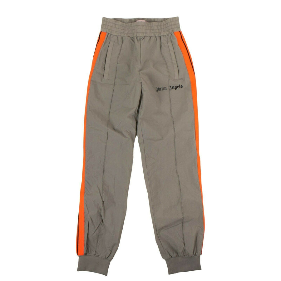 Loose Fit Logo Side Stripe Track Pants - Gray