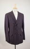 Cashmere Blend Double Breasted Sport Coat - Purple