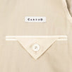 Drop 8 Cotton 3 Roll 2 Button Slim Fit Suit - Beige