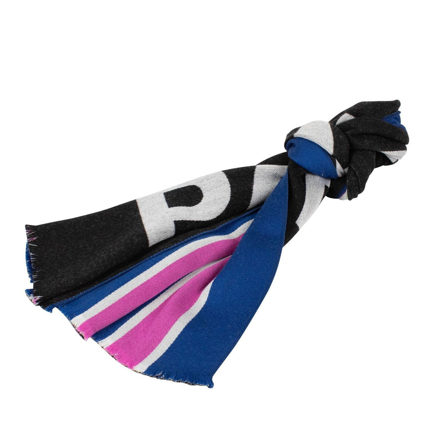 Fuchsia Striped Scarf