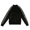 Sleek Varsity Track Jacket - Black