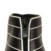 'Josselynn' Ankle Boots - Black/White