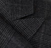 Cashmere-Wool Glen Check Double Breated Sport Coat - Gray