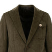 Drop 8 Corduroy Two Button Cotton Blend Sport Coat - Green