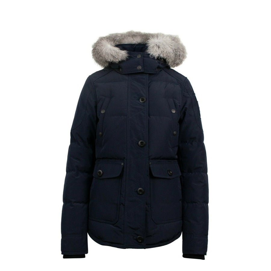 Women's 'Debaies' Down Puffer Jacket - Navy Blue