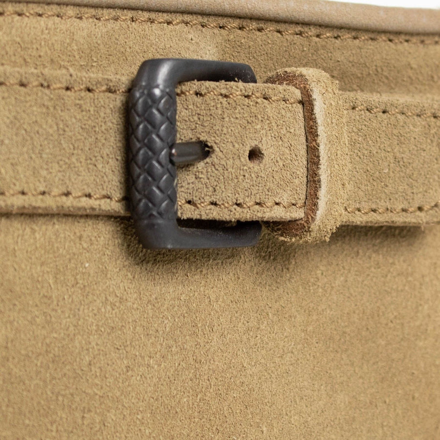 Suede Ankle Boots - Tan