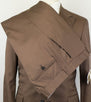 Wool Blend Twill 3/2 Button Suit - Brown
