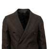 Drop 8 Houndstooth Double Breasted Wool Blend Sport Coat - Brown