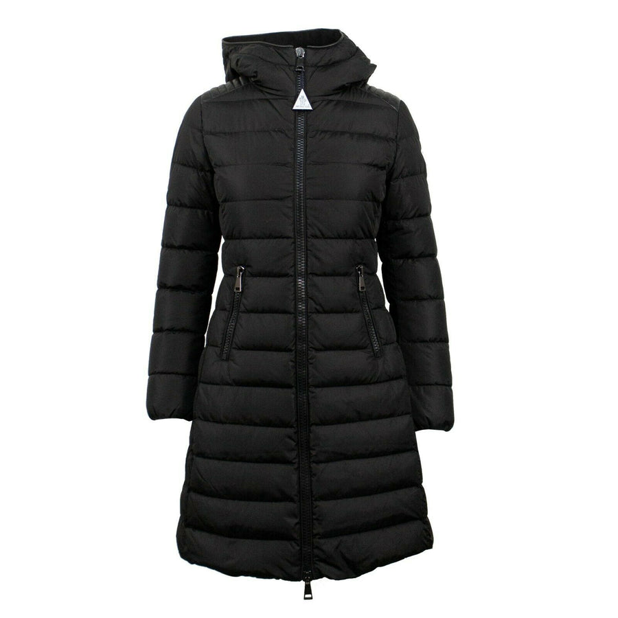 Talev Down Filled Long Puffer Coat - Black