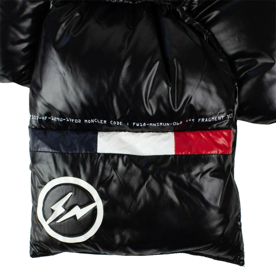 Moncler Fragment Hiroshi Fujiwara Down Quilted Nylon Scarf - Black