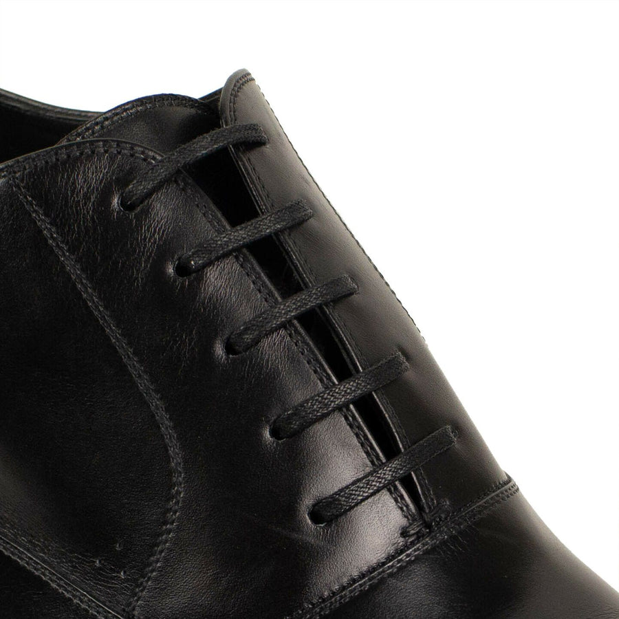 Leather 'Gianni' Oxford Dress Shoes - Black
