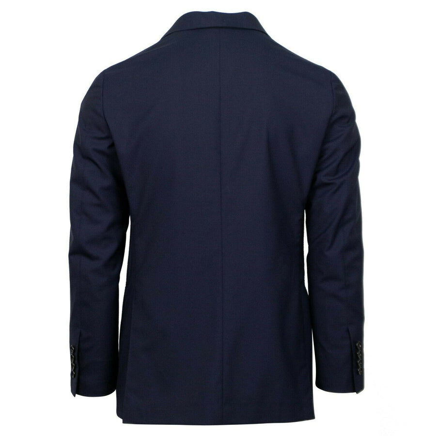 Drop 9 Wool 3 Roll 2 Button Sport Coat - Navy Blue
