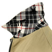 Reversible Plaid Harrington Jacket - Black / White / Tan