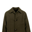 Wool Blend Toggle Jacket - Green