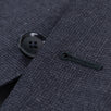 Micro Houndstooth Wool Two Button Suit - Charcoal Gray