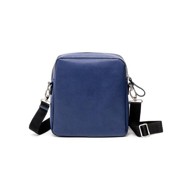 Saffiano Leather Cross Body Messenger Gym Bag