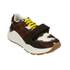Cow Print Nylon Sneakers - Brown