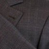 Plaid Wool 3/2 Button Sport Coat - Brown
