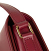 Shiny Calfskin Leather Medium Triomphe Cross Body Bag - Raspberry