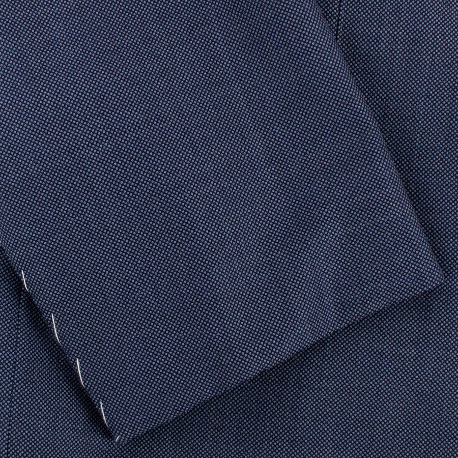 Drop 8 Birdseye Wool Three Button Suit - Blue