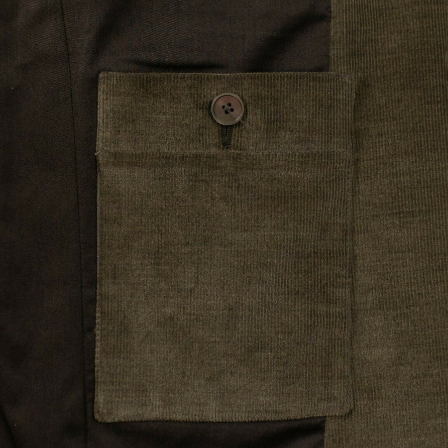 Drop 8 Corduroy Two Button Cotton Blend Sport Coat - Green