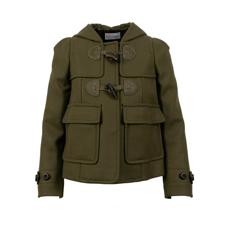 Wool Safari Flare Jacket - Hunter Green