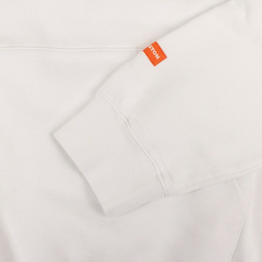 Cotton NASA Slogan Hoodie- White