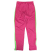 Bold Track Pants - Fuchsia Pink And Green