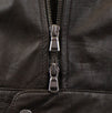 BRUNELLO CUCINELLI Brown Leather Zip-Up Jacket