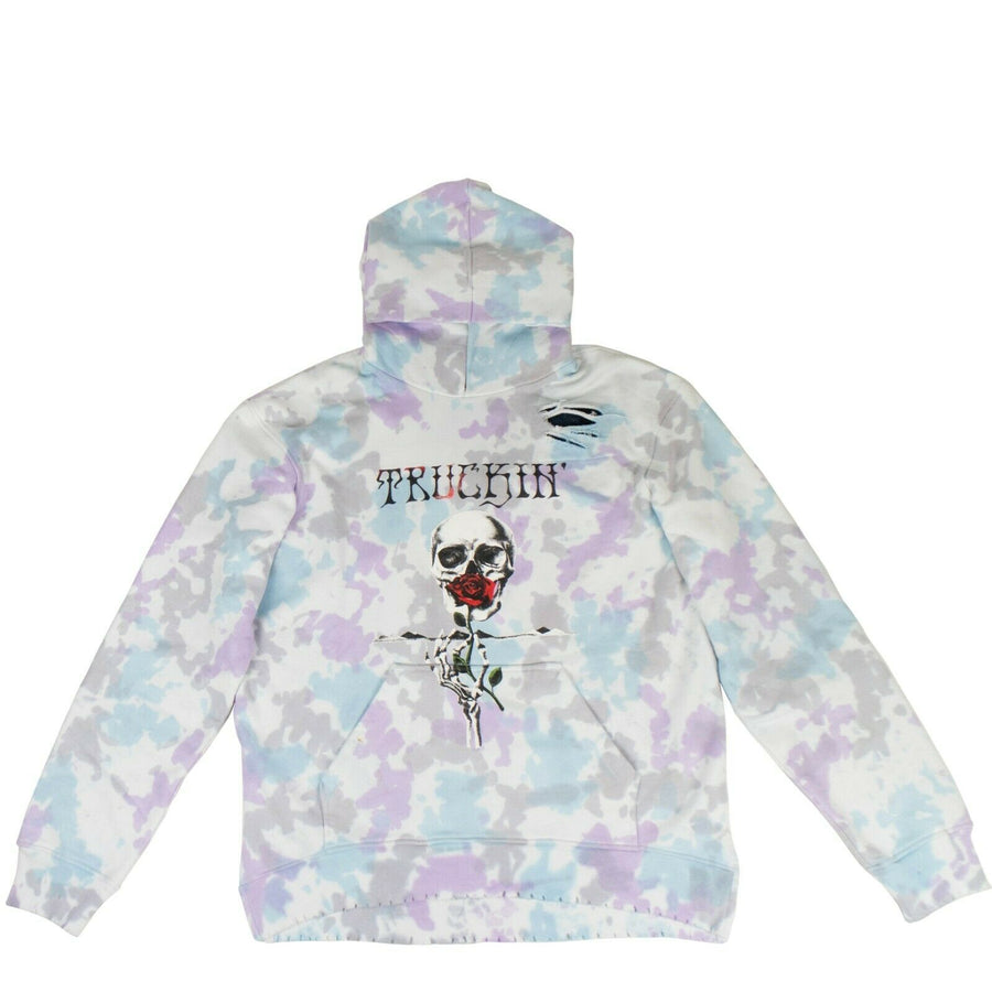 Tie Dye Perfect Trucker Pullover Hoodie - Multi