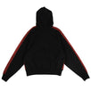 Cotton Side Tape Hoodie - Black