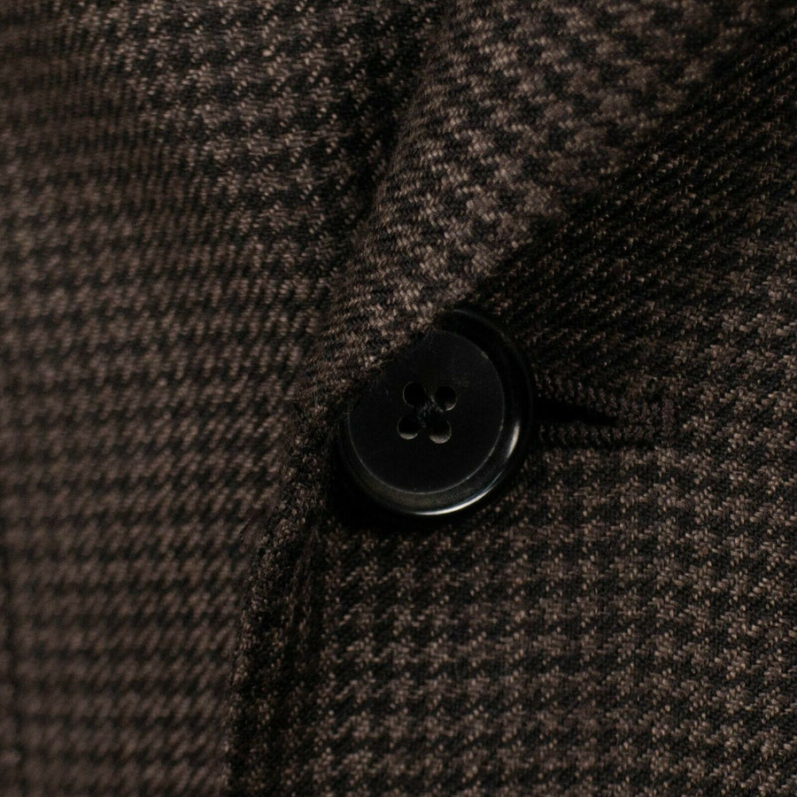 Drop 8 Houndstooth Double Breasted Wool Blend Sport Coat - Brown