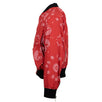 Reversible Paisley Bomber Jacket - Black/ Red