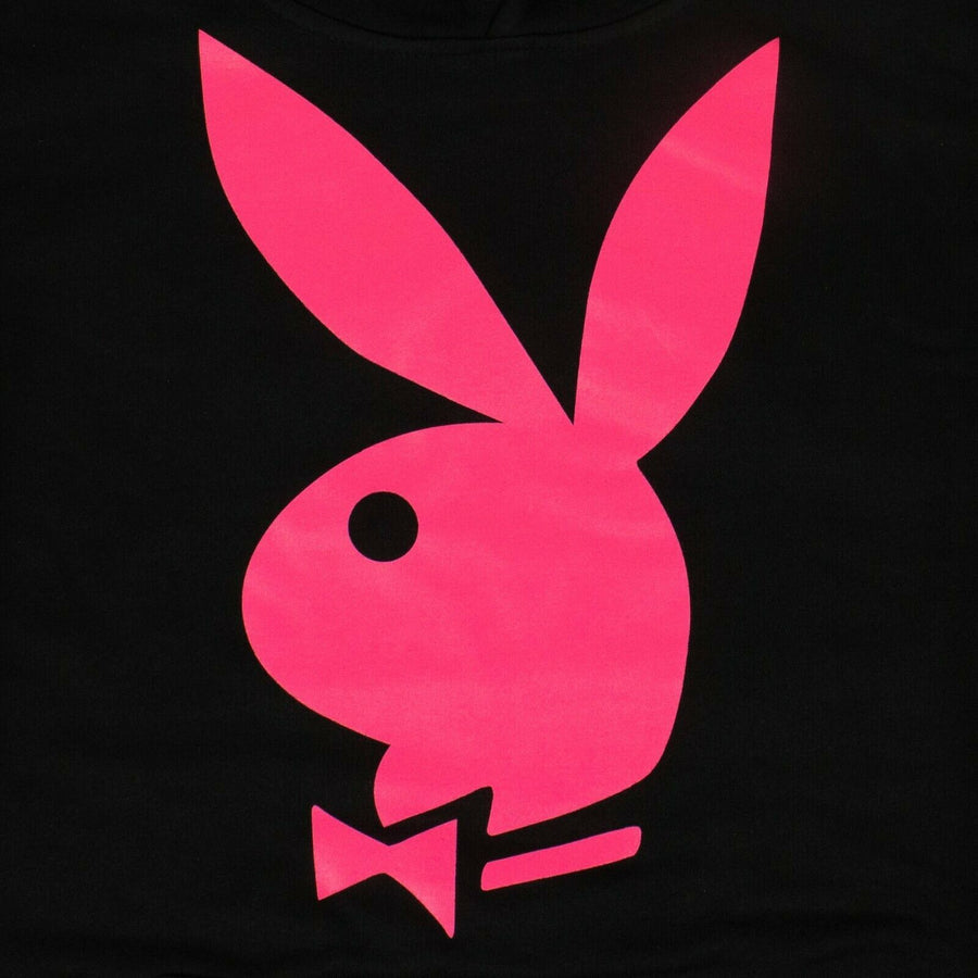 Cotton Playboy 'ASSC' Hooded Sweatshirt - Black