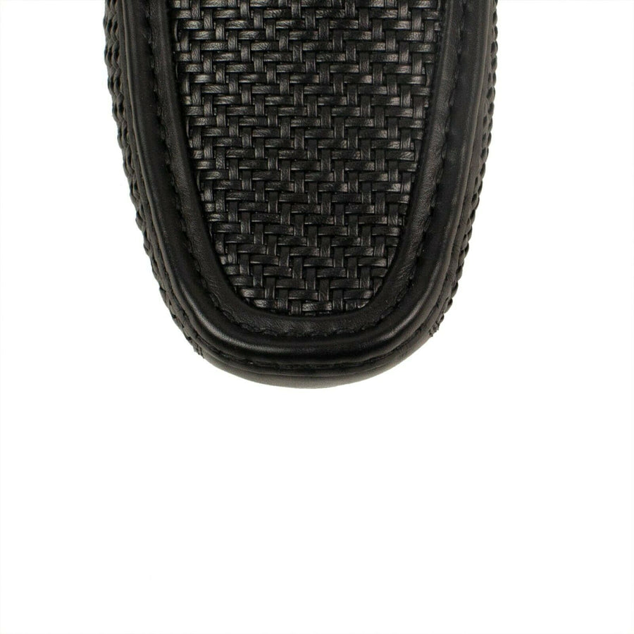 Leather Driver Loafer - Black