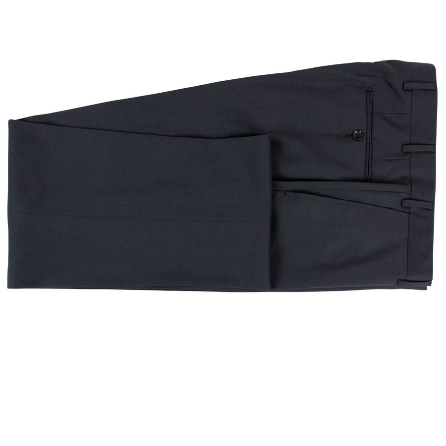 Drop 8 Wool Two Button Suit - Black