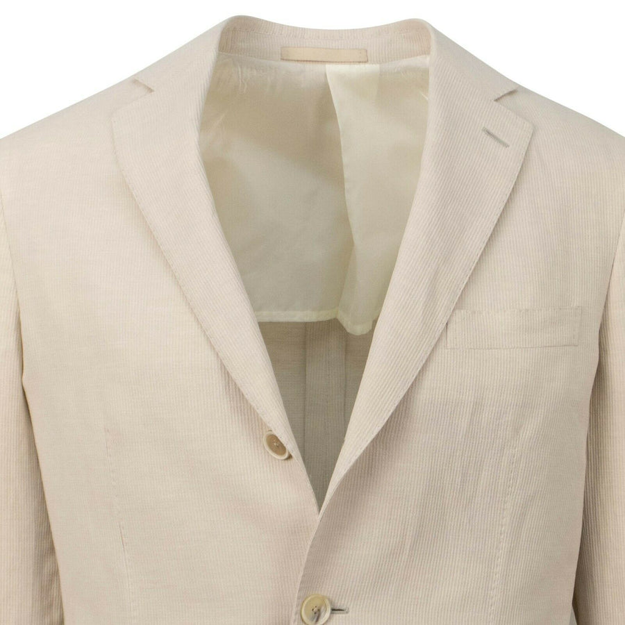 Drop 8 Linen Blend 3 Roll 2 Button Sport Coat - Tan
