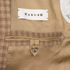 Drop 8 Check Camel Hair 3 Roll 2 Button Sport Coat - Brown