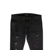 Hoss Fully Loaded WIth Rings Jeans - Black