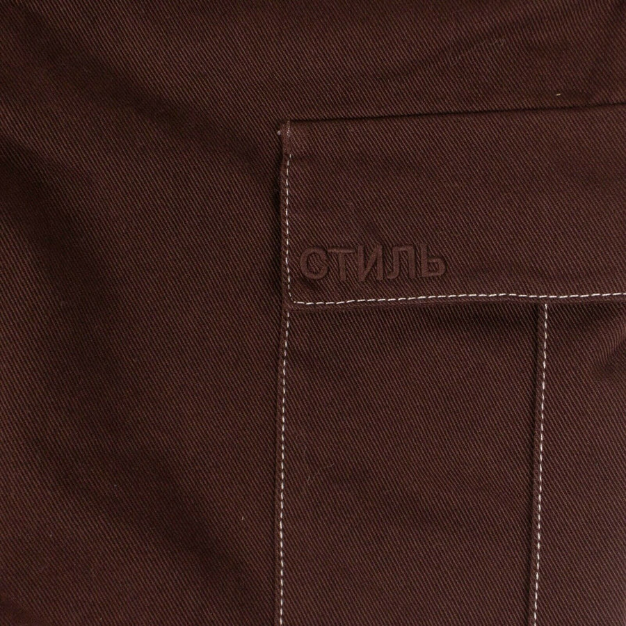 CTNMB Cotton Cargo Pants - Burgundy