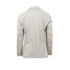 Drop 8 Striped Cotton 3 Roll 2 Button Sport Coat - Beige
