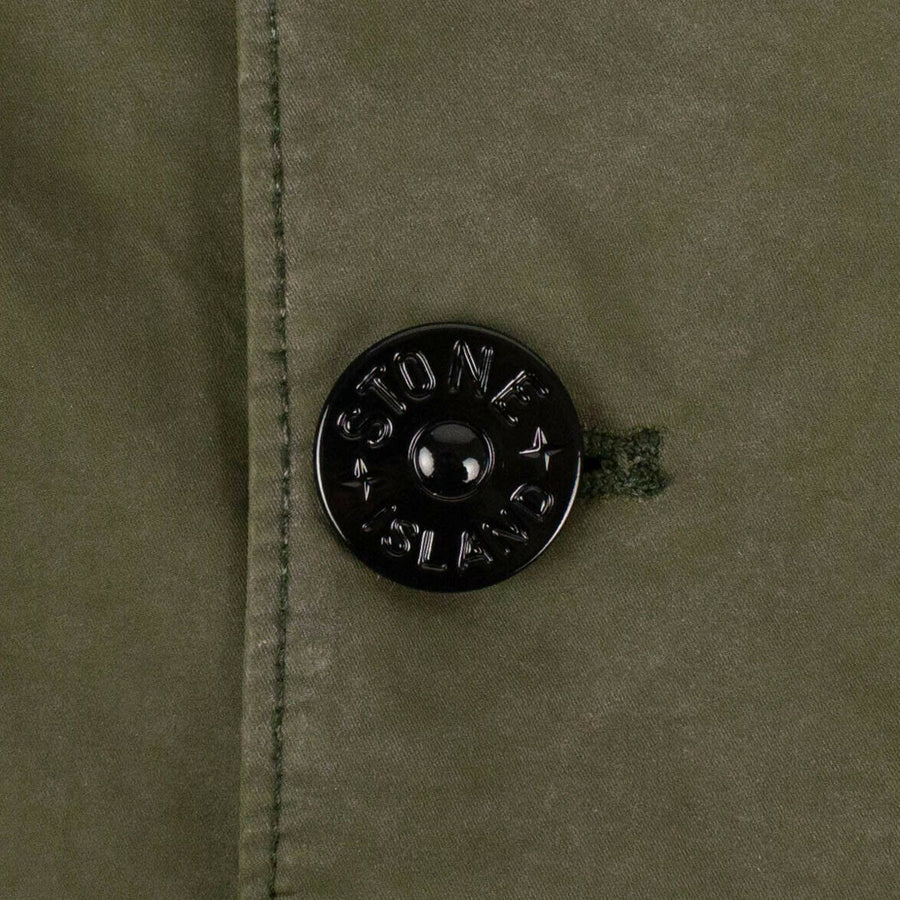 David TC With Dust Color Treatment Jacket - Green