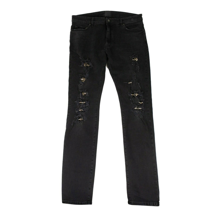 Hoss Fully Loaded WIth Rings Jeans - Black